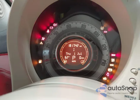 2012 Fiat 500 Pop from USA, damaged, VIN 3C3CFFAR7CT105139